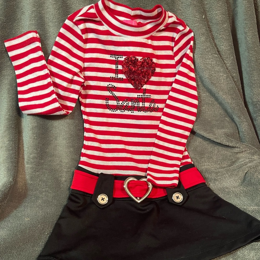 I love santa holiday dress